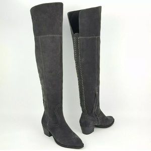Dolce Vitas Grey Suede Silas Boots